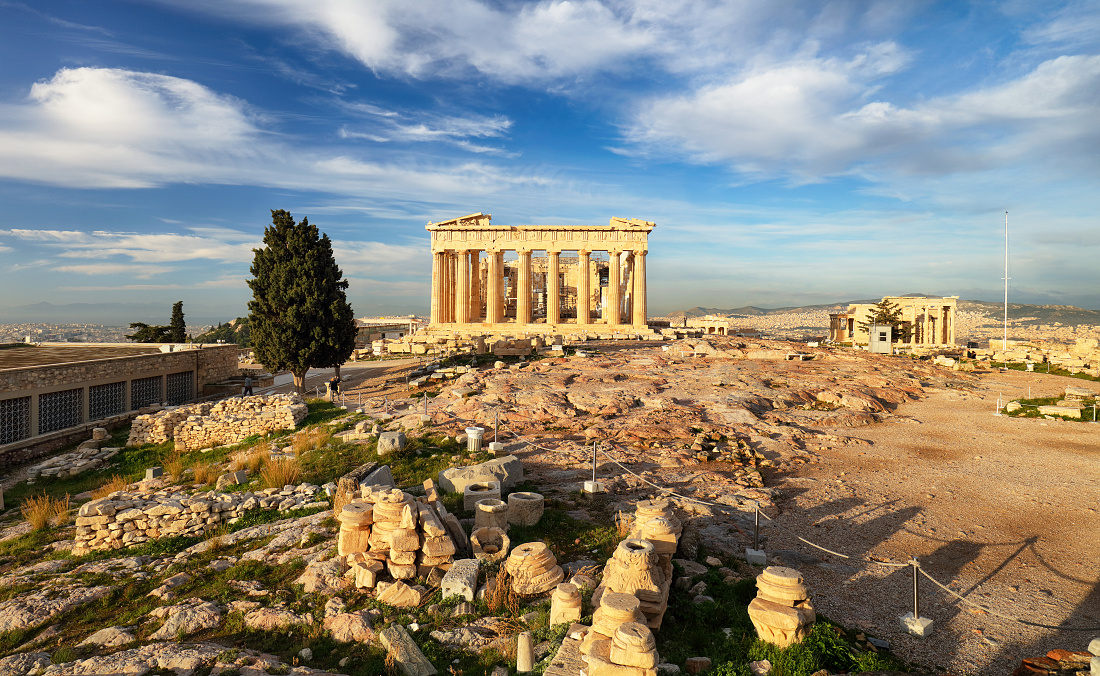 Acropolis with phanteon, Athens