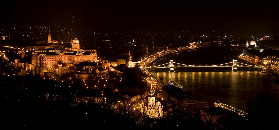 Budapešť v noci