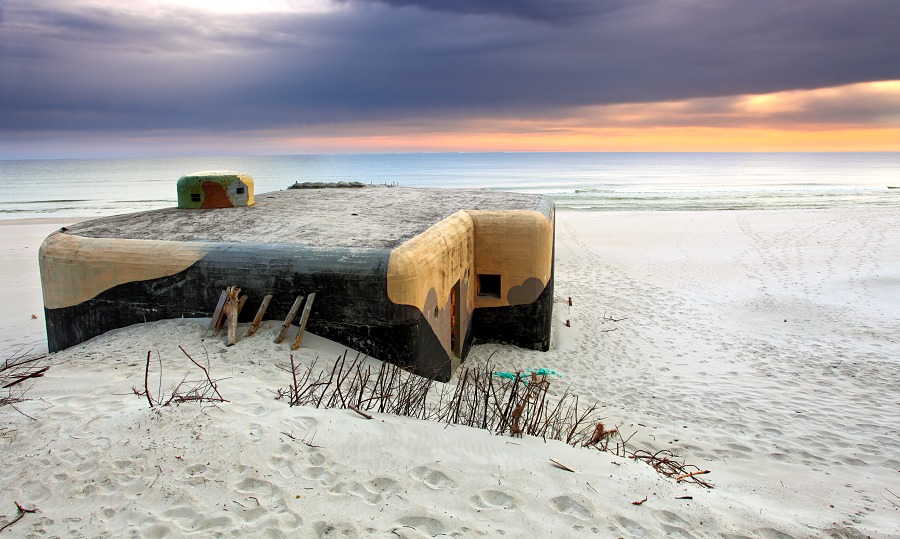 Bunker na pláži