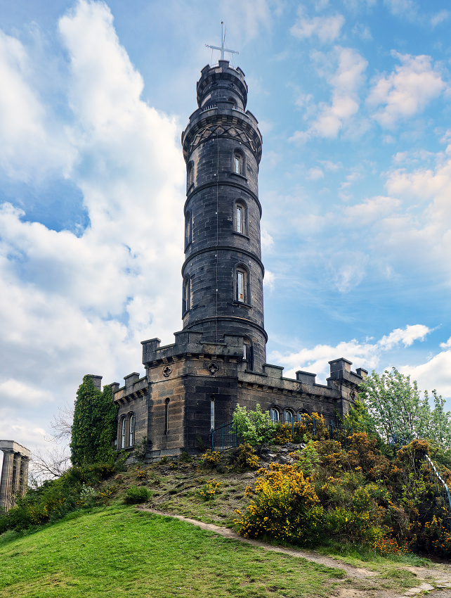 Edinburgh Nelson Monument in Calton hill