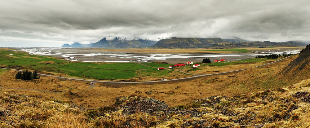 Fjord na juhu Isladnu