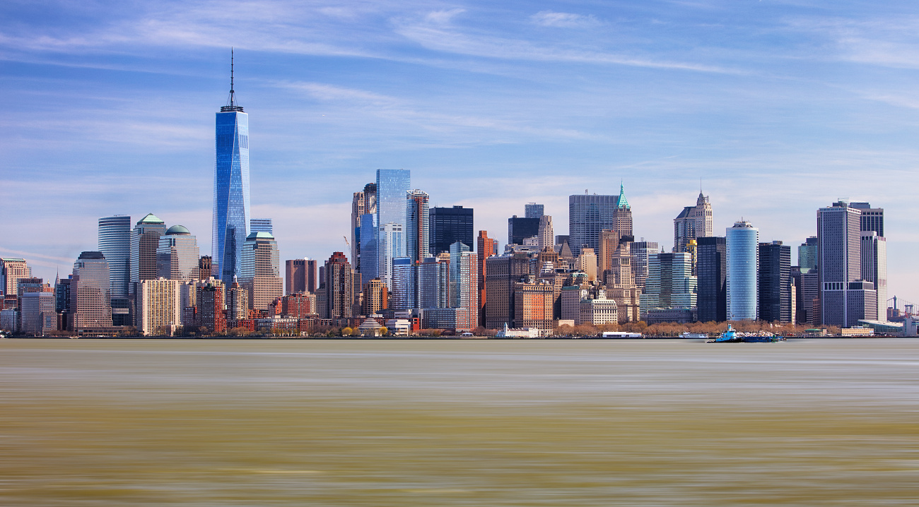Freedom Tower and Lower Manhattan 