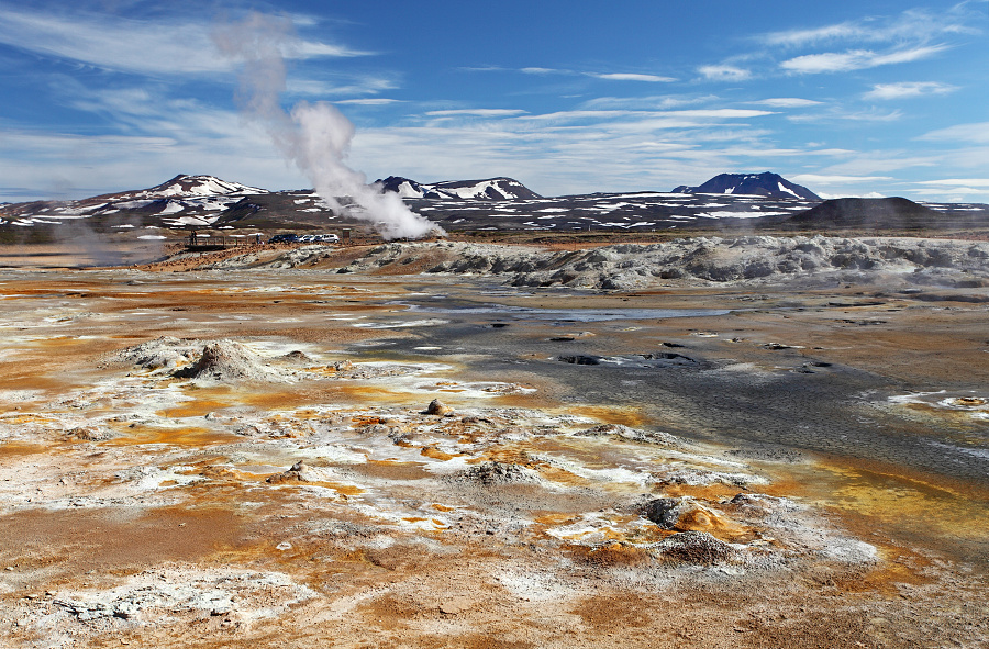 Geotermálna oblasť Hverir - Namafjall
