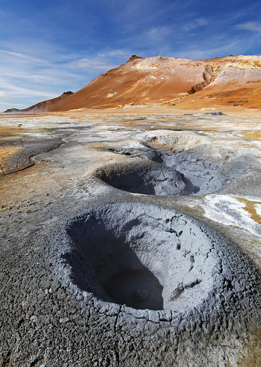 Geotermálna oblasť Hverir - Namafjall