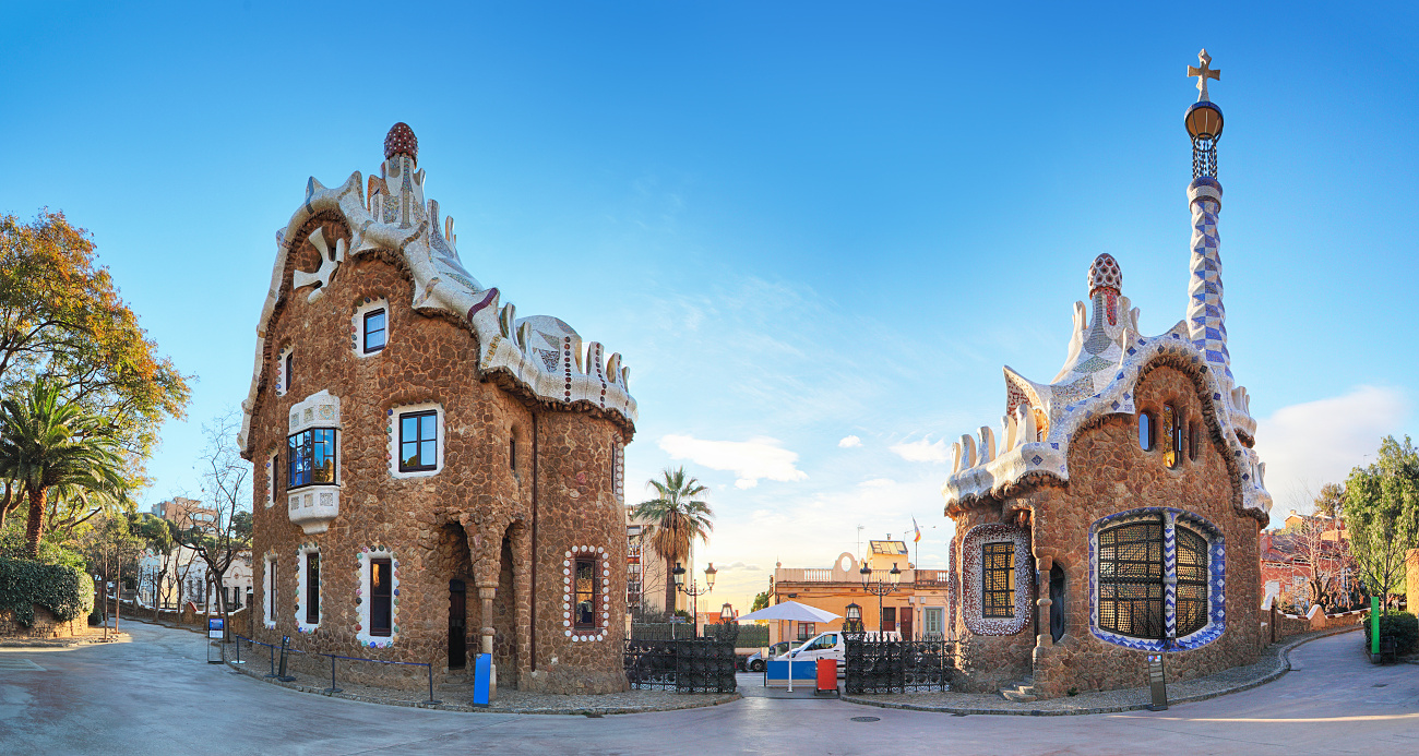 Guell Park - panoráma