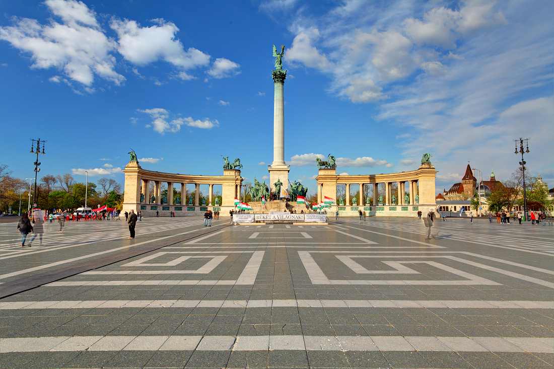 Heroes Square in Budapest