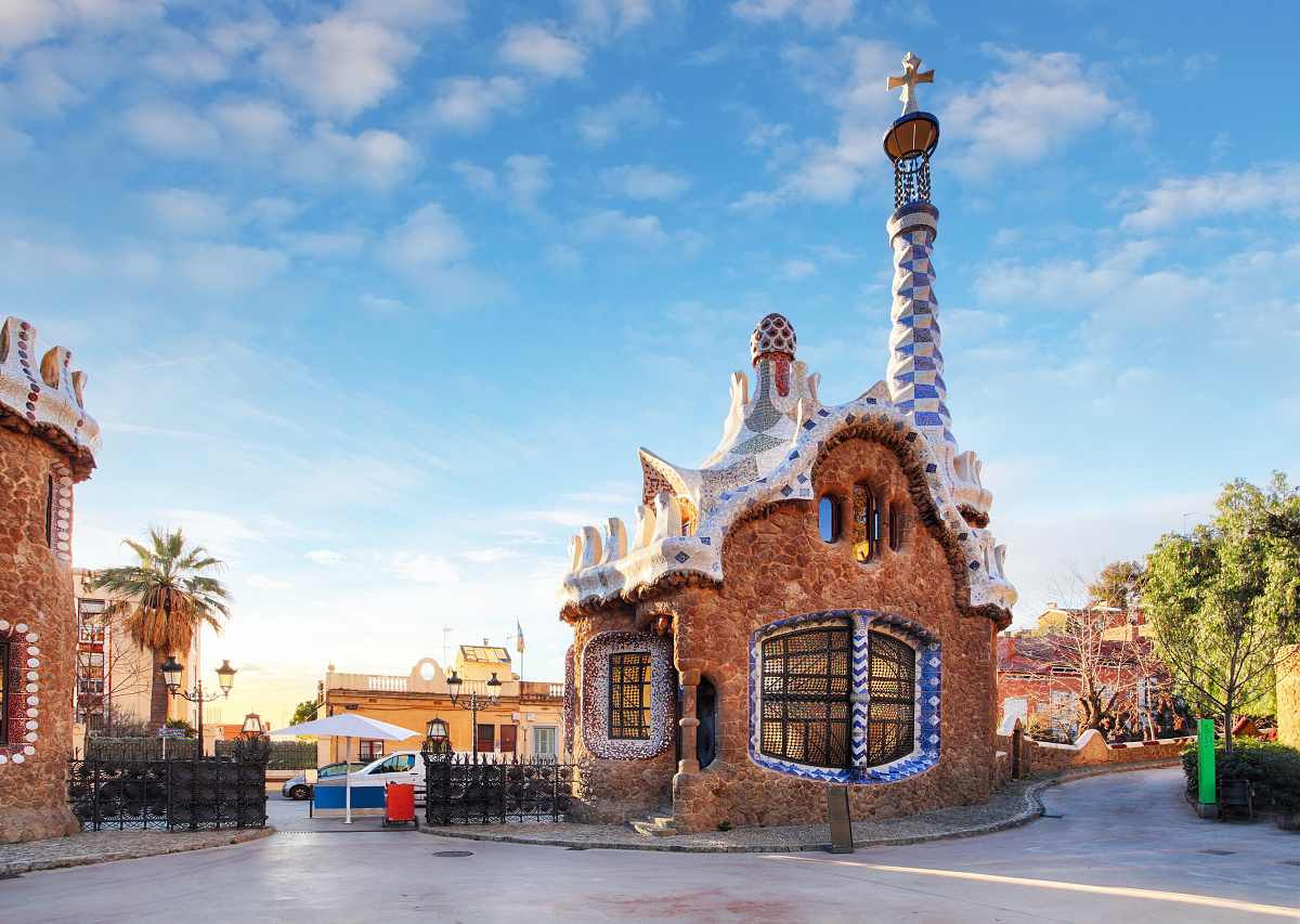 House in Guell Park, Spain