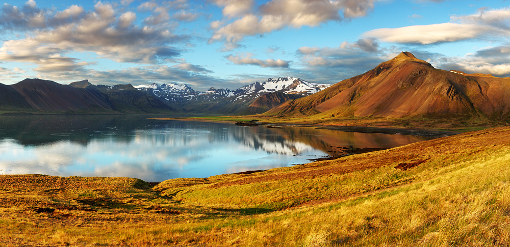 Islandská krajina - Snaefellsnes