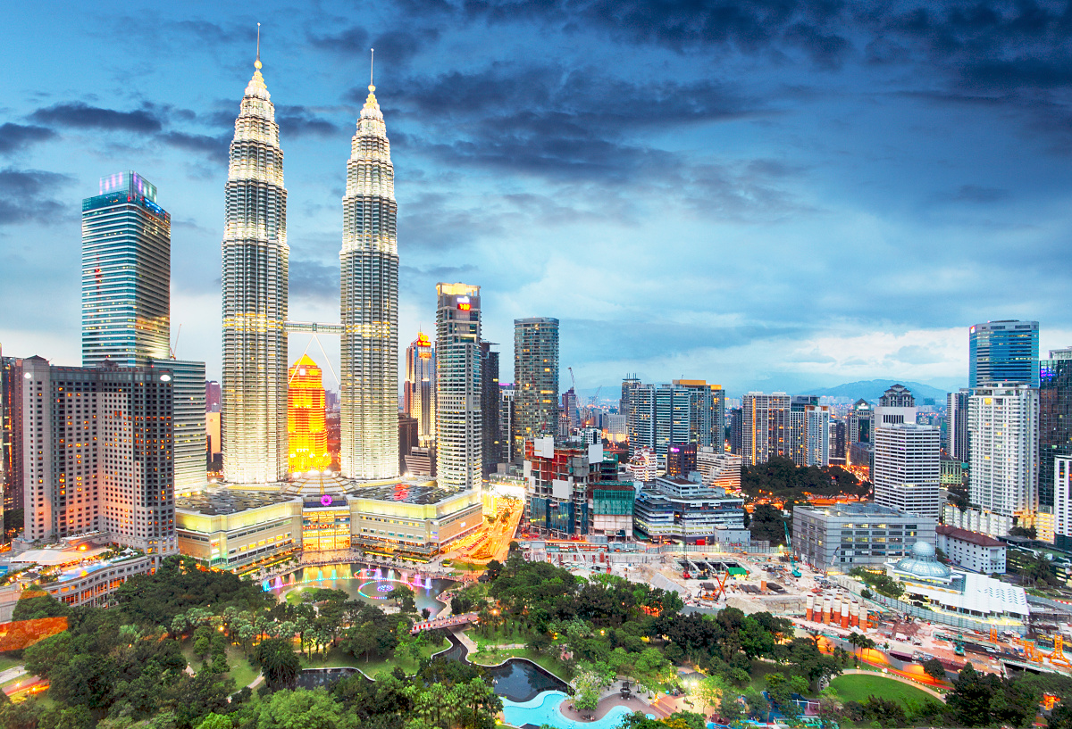 Kuala Lumpur, Malaysia skyline.