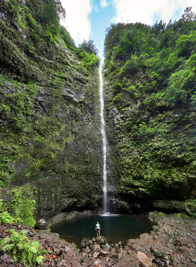Levada do Caldeirao Verde - waterfall