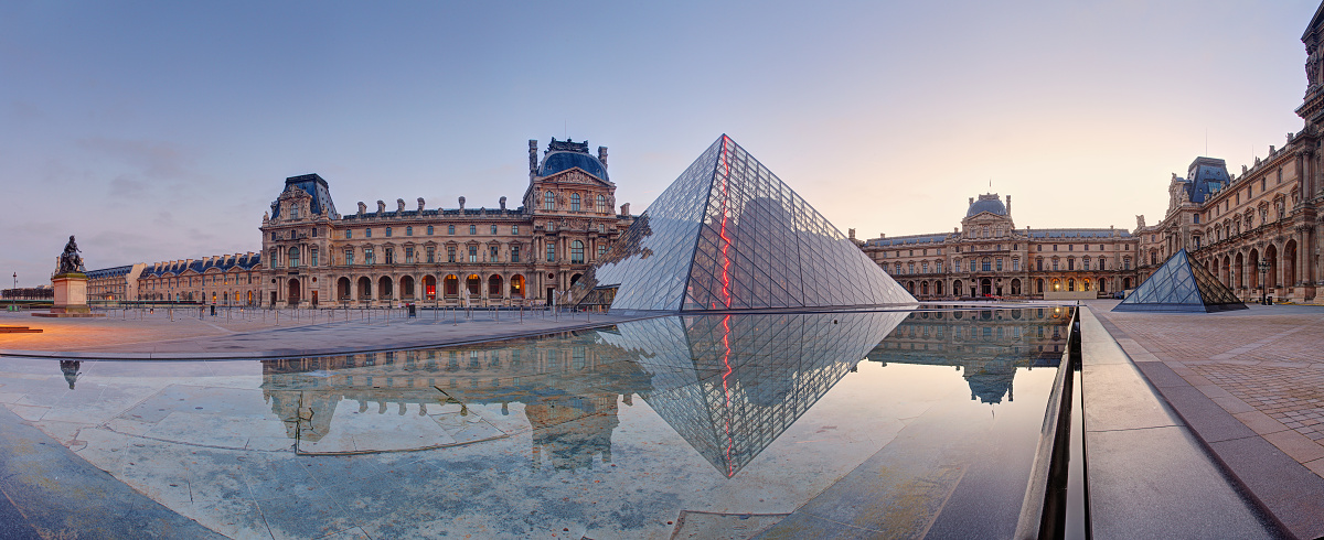 Louvre Museum in Paris - Panorama