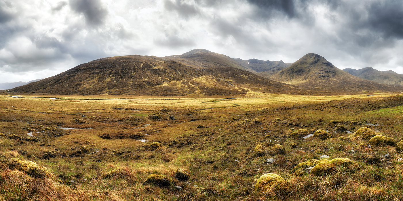 Mountain panorama in Scotland - Highlands