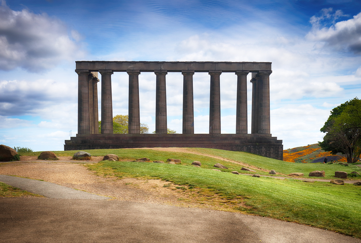 National Monument of Scotland on Calton Hill