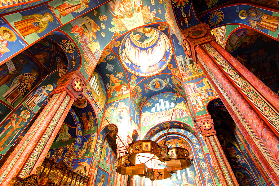 Ortodoxný kostol - interiér