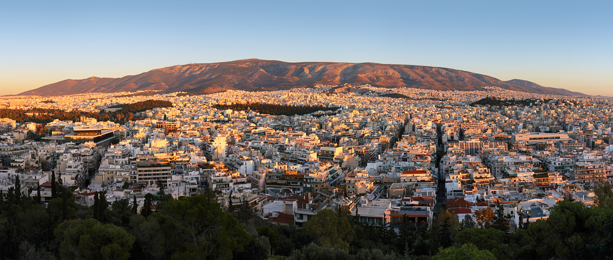 Panorama of Athens from Acropolis