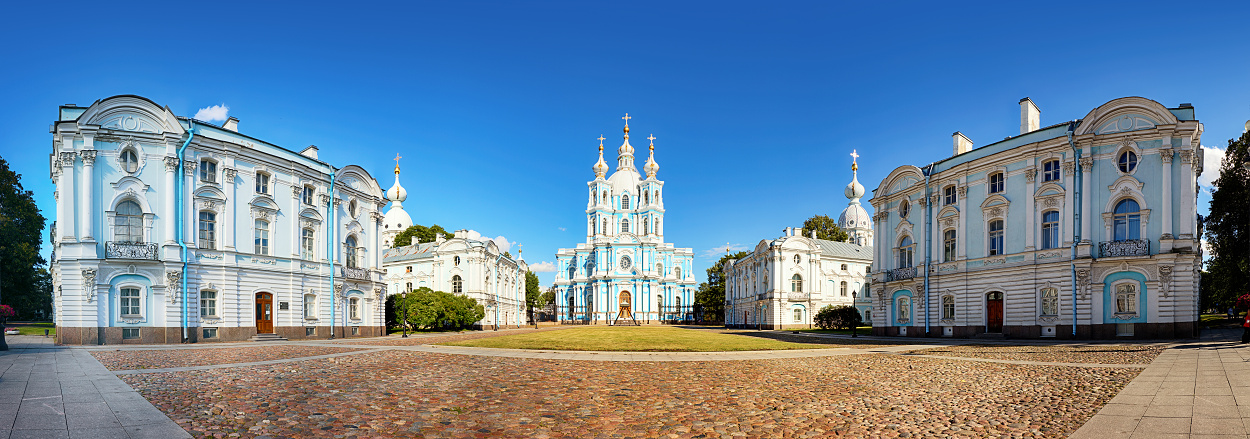 Panorama of Smolny Cathedral