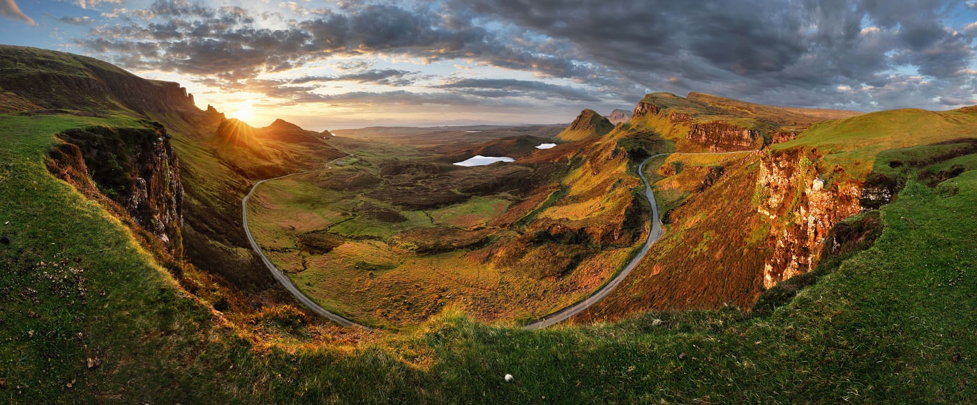 Panorama - Quiraing, Isle of Skye
