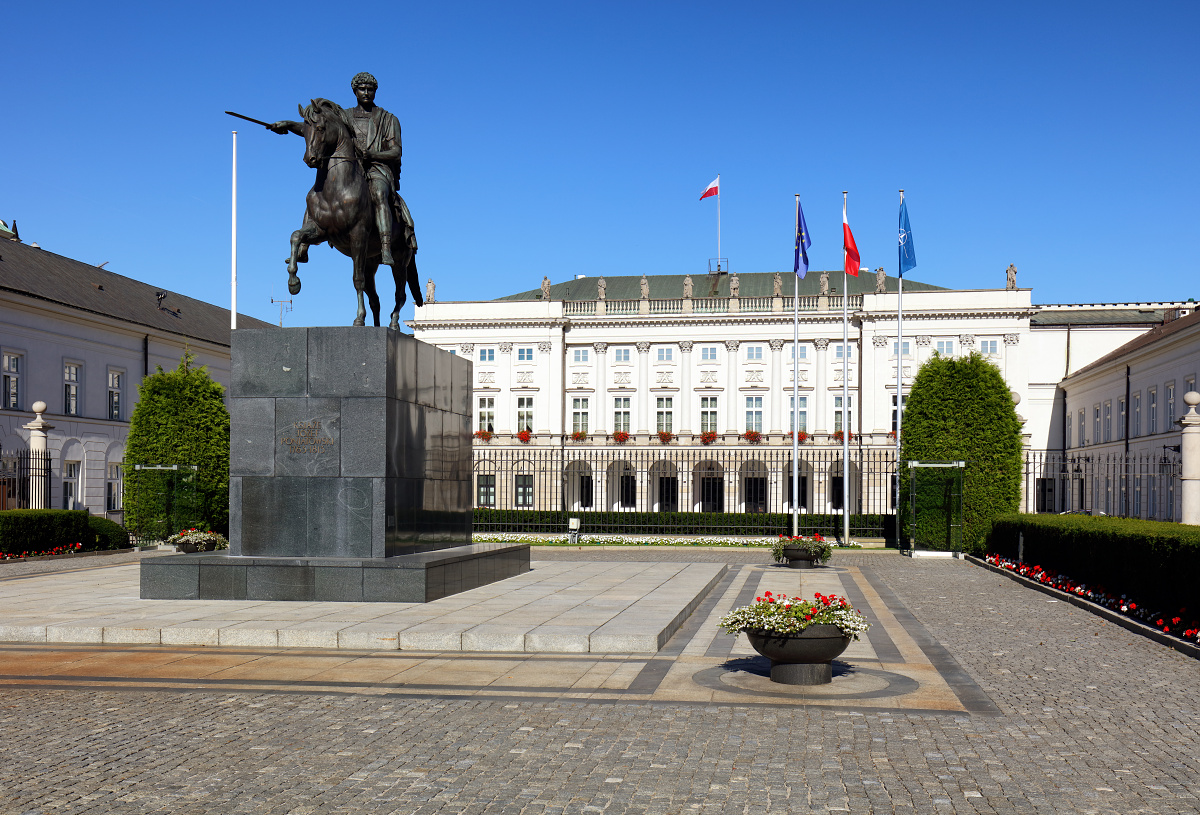 Presidential Palace in Warsaw.