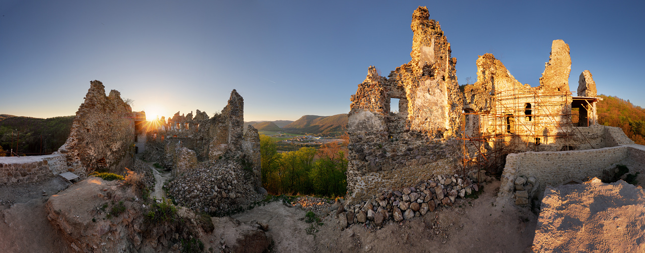 Šášovský hrad - panoráma