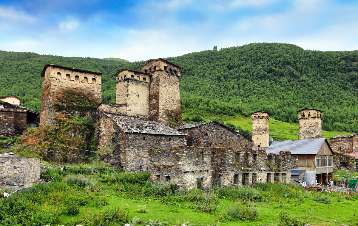 The village of Ushguli