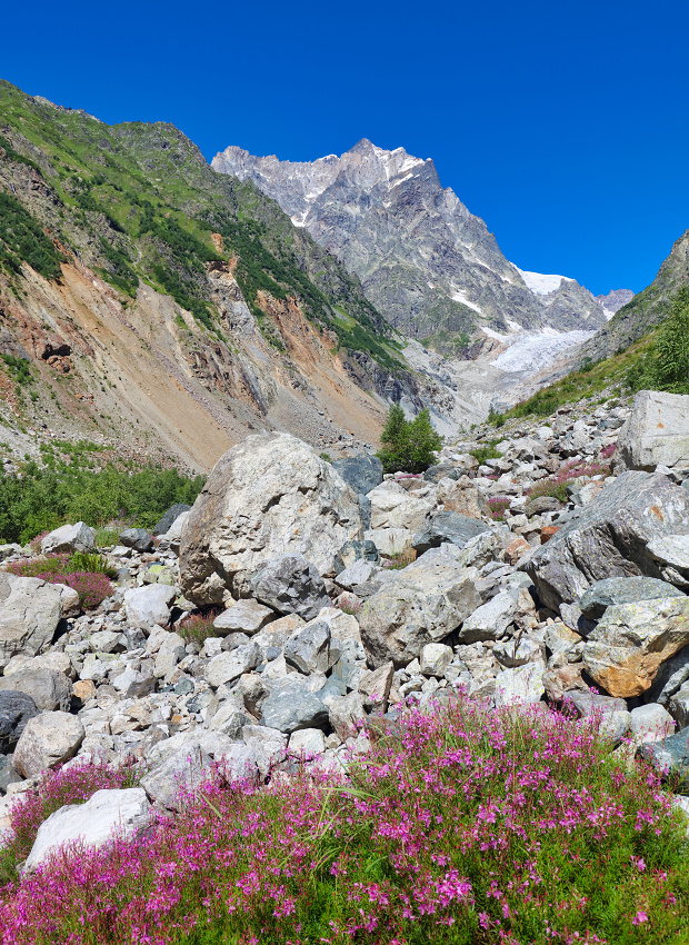 Valley near Chalaadi glacier