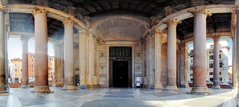 Vchod do Panteónu - panoráma