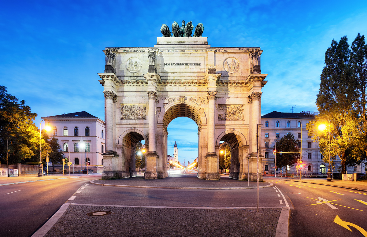 Victory Gate in Munich - Siegestor