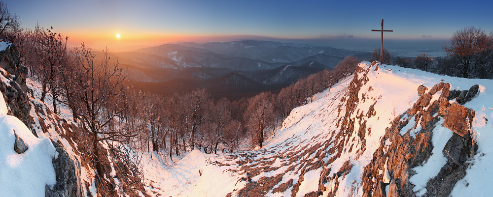 Východ slnka na Vysokej - Malé Karpaty