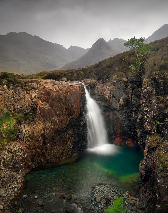 Waterfall In Isle of Skye, Fairy pools