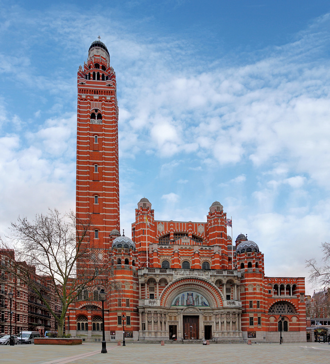 Westminster cathedral in London