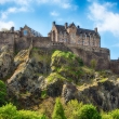 Castle hill in Edinburgh