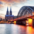 Cologne Cathedral and Hohenzollern bridge