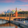 Moscow cityscape with Kremlin