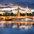 Moscow Kremlin at night, Russia