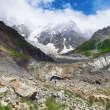 Mount Shkhara and glacier