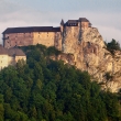 Oravský hrad v rannom opare