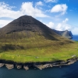 Panorama of island Vidoy
