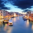 Panorama of Venice from Rialto bridge
