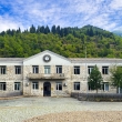 Square in Lentekhi village